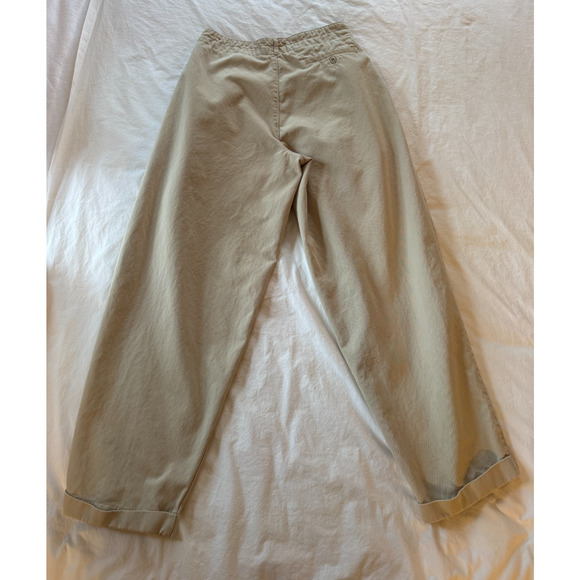 Vtg Marithe Francois Girbaud Women’s Pleated Chino Pants Barrel Leg W30 1980s - Picture 9 of 14